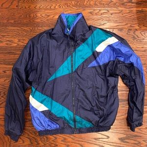 Retro windbreaker jacket